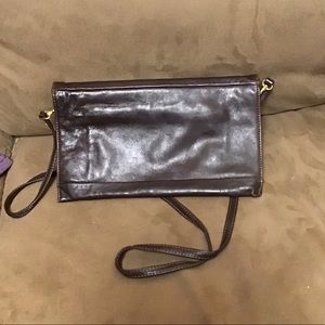 VIVACE  Genuine leather, envelope bag, removable strap brown